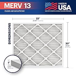 BNX TruFilter 20x23x1 Air Filter MERV 13