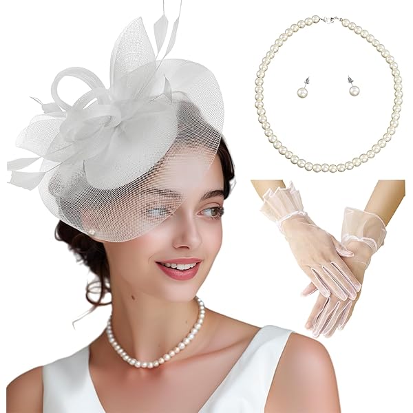 Clip Pelo Plumas Bodas Ascot Accesorio Elegante Clip Pelo Plumas Para Boda | Fascinator Ascot | 6 Colores Fascinator Plumas Cabello
