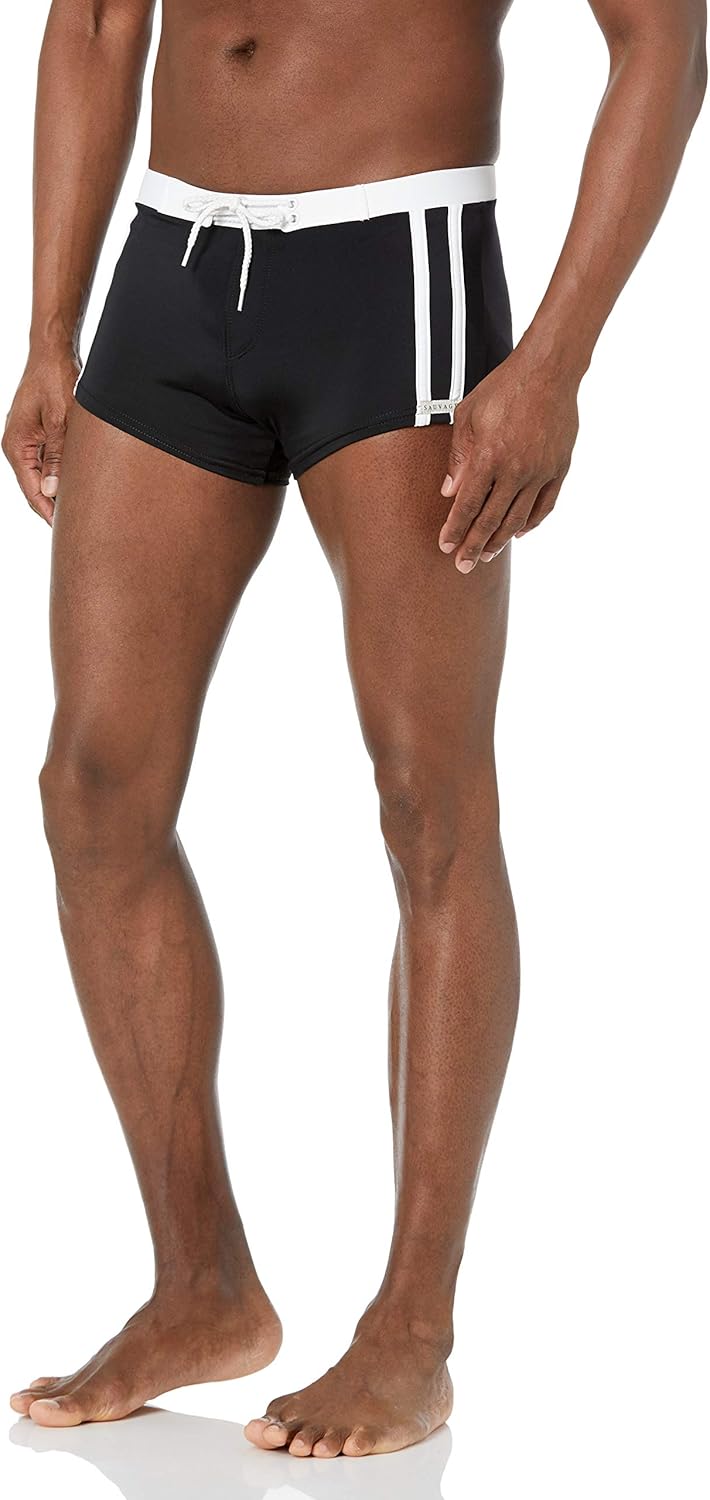 Sauvage Men's Riviera Square Cut Swim Trunk