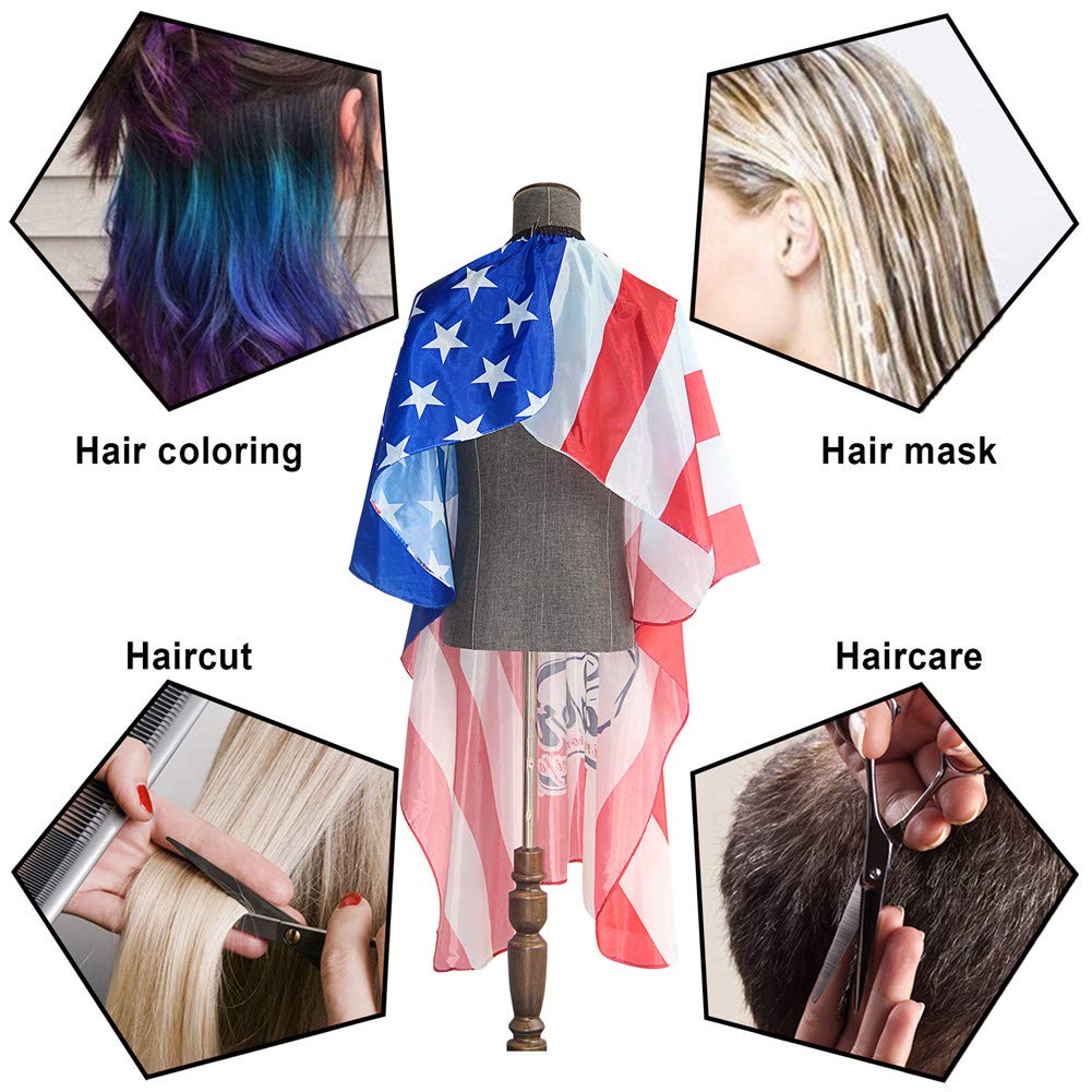 Yafeco Professional Salon Cape Polyester Baber Cape Haircut Apron Hair Cut Cape, 57"x65" : Beauty