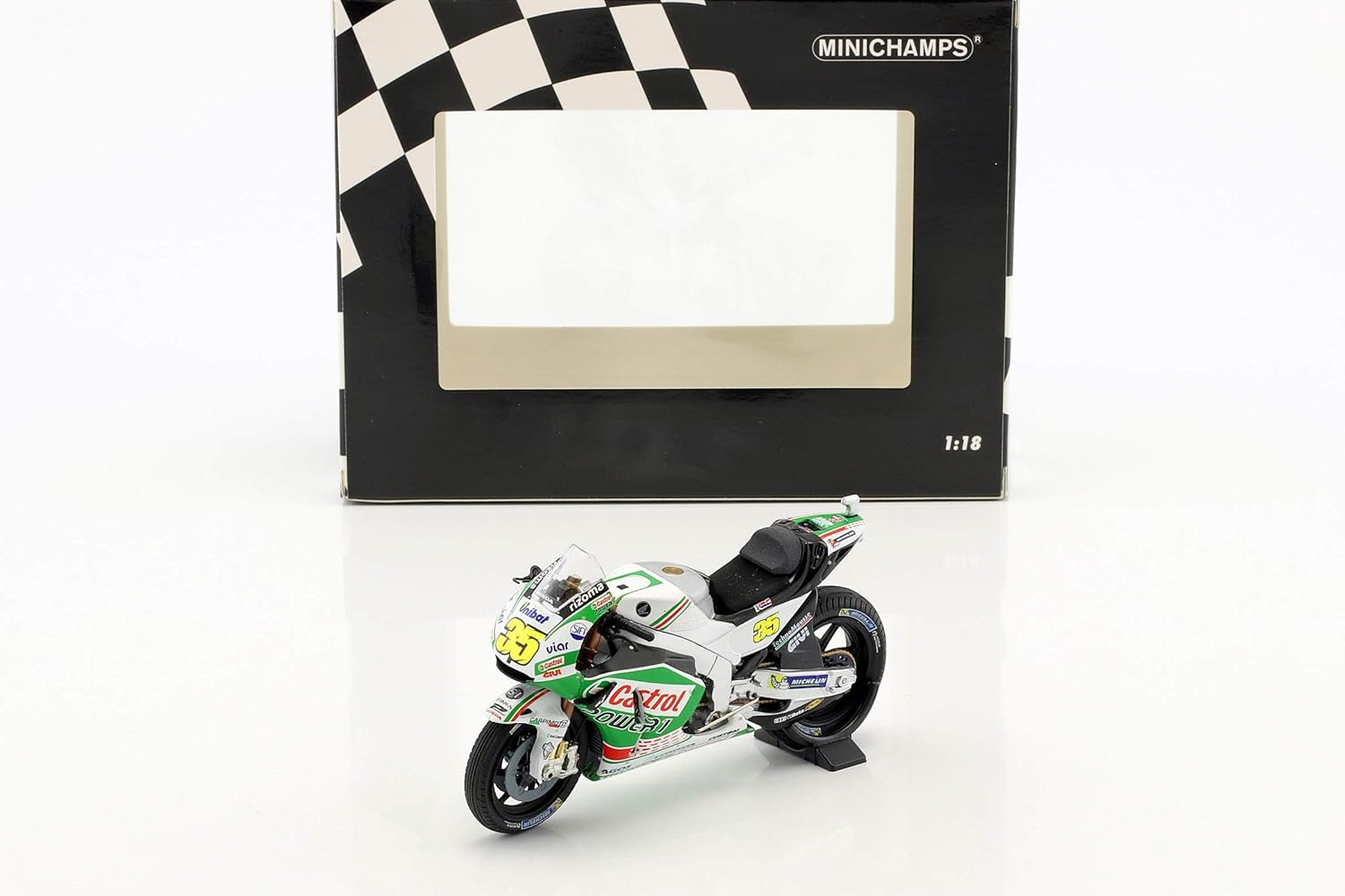 配送員設置送料無料 ミニチャンプス 1 18 ホンダ Rc213v 16 モトgp マレーシアgp 35 C ク 未使用品 感謝価格 Centrodeladultomayor Com Uy