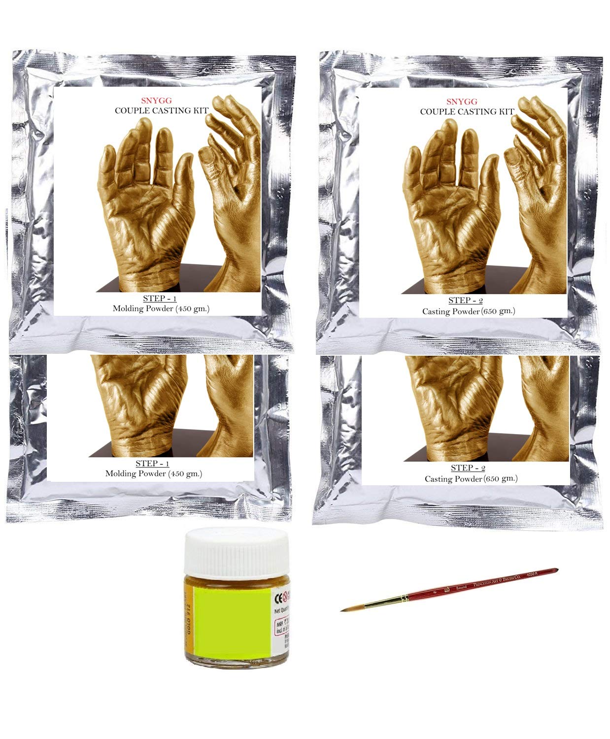 Snygg 3D Couple Casting Kit Molding Powder (900 Gm) Casting Powder