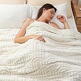 Wemore Jacquard Fleece Weighted Blanket Queen Size