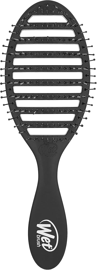 Wet Brush Speed Dry Detangler with HeatFlex Bristles Black Brand Wet Brush
