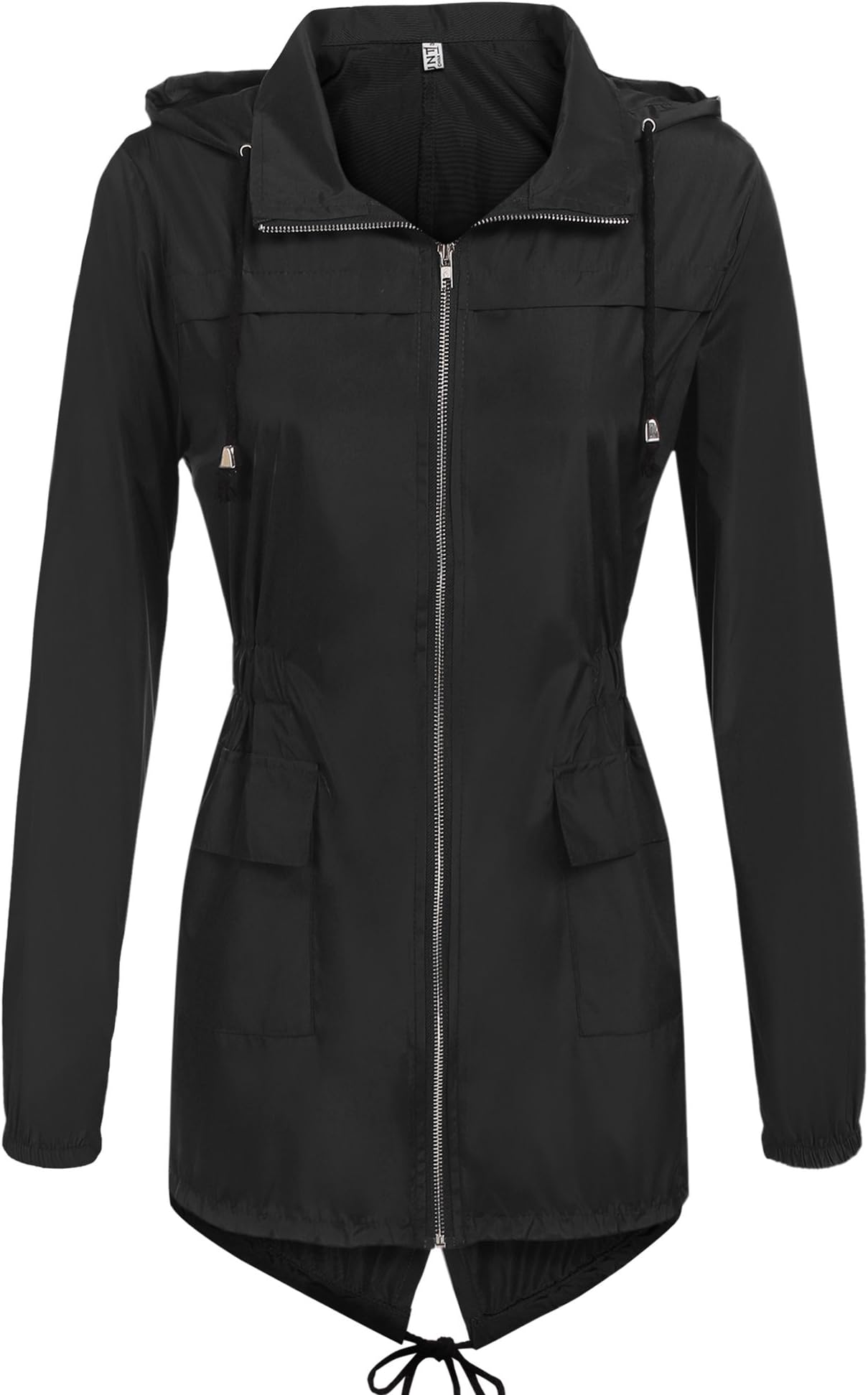HountWomen's Lightweight Active Outdoor Waterproof Raincoat Hooded Rain Jacket