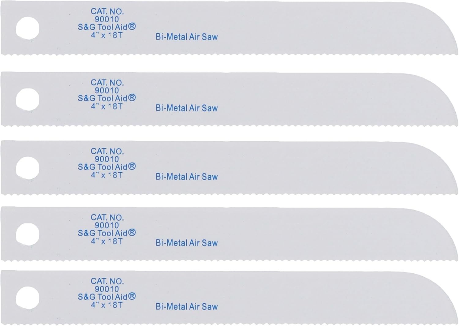 Tool Aid S&G (90010) Reciprocating Air Saw Blades, Pack of 5