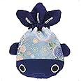 BAR AUTOTECH Japanese Traditional Chirimen & Kimono Print Fabric Sewing Craft Cute Goldfish Cosmetic Jewelry Key Pouch Coin Dice Purse Drawstring Bag for girls women kids boys Christmas Gift