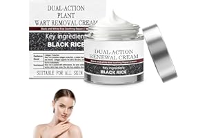 Dual-Action Renewal Cream - Black and White Rice Soothing Cream, 2-In-1 Face & Body Moisturizer, Moisture Skin Barrier for Al