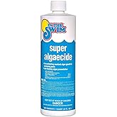 In The Swim Super Algaecide for Above Ground or Inground Swimming Pools – Low Odor, Non-Foaming Preventative for Yellow/Mustard Algae in Swimming Pools - 7.1% Chelated Copper – 1 Quart