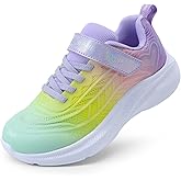 DREAM PAIRS Girls Shoes Kids Tennis Sparkle Ease Running Athletic Lightweight Sneakers for Little/Big Kids Toddler