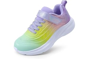 DREAM PAIRS Girls Shoes Kids Tennis Sparkle Ease Running Athletic Lightweight Sneakers for Little/Big Kids Toddler