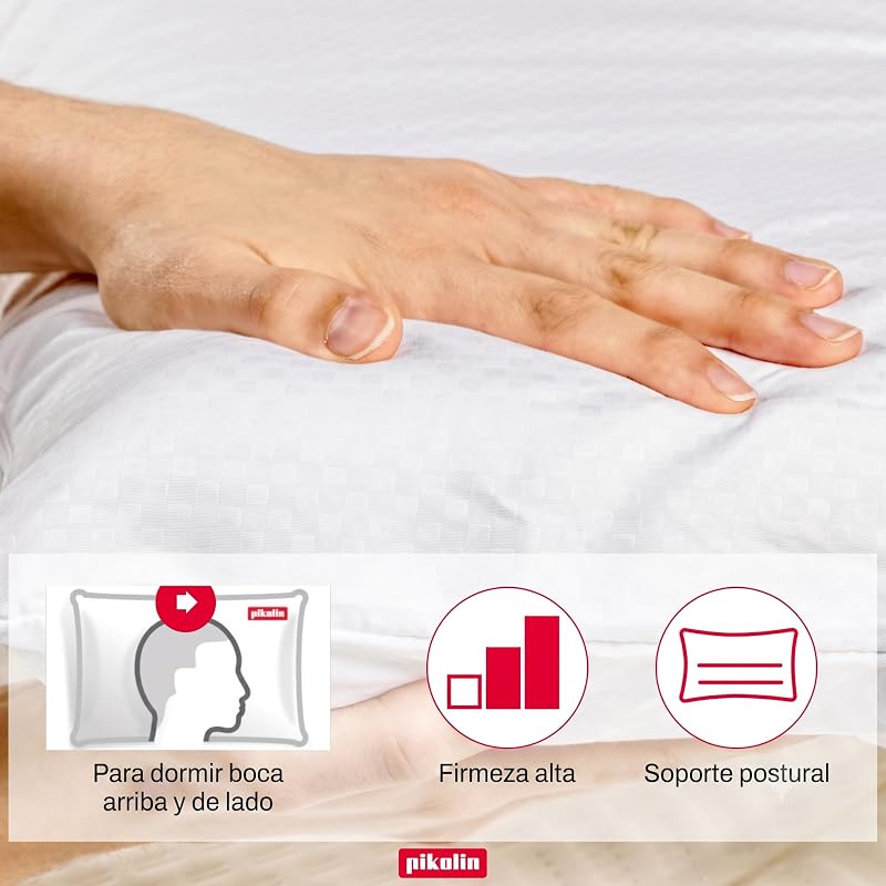 Pack 2 Almohadas Hotel Viscoelásticas 70cm Doble Funda