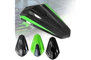 KOEYISEY for Kawasaki Ninja 400 Z400 Motorcycle Accessories Rear Pillion Passenger Cowl Seat Back Cover Rear Passenger Seat Cowl Cover (Bright Black)