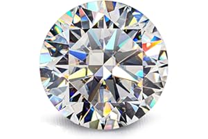 ROY ROSE JEWELRY Star Fire Wholesale Moissanite Loose Stone | Round Brilliant Cut Gemstones with VVS1-VS2/D-E-F Color Clarity | Ideal for Pendants, Rings, and Stud Earrings | Sizes Available from 0.10 to 20 Carats