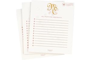 Mariah Carey Official All I Want For Christmas Is You Wish List Notepad