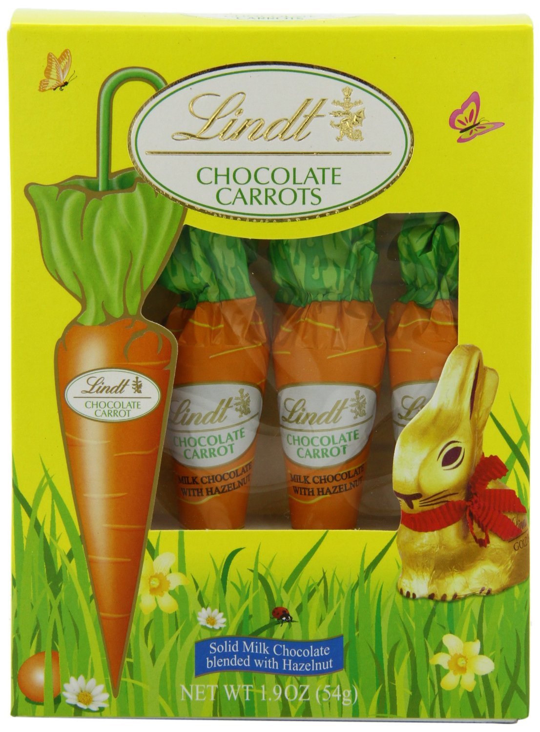 Lindt chocolate carrots easter treat (037466014401)
