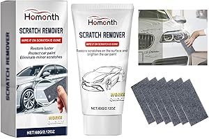POPALULA Nano Sparkle Cloth Car Scratch Remover - 2025 Upgrade Nano Sparkle Cloth & Scratch Repair Paste, Scratch and Swirl Remover Kit with 6 Pcs Nano Sparkle for Paint Scratch, Car Scuff Repair Polishing Wax