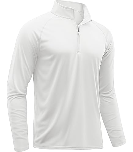 Amazon.com: Obla Golf Quarter Zip Pullover for Men Mock Neck