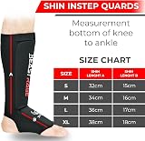BEAST RAGE Shin Guards Elasticated Sock Padded Leg Instep Protection view 5