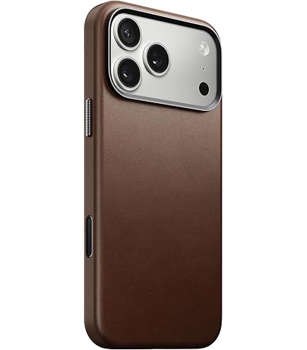 Amazon.com: NOMAD Modern Leather Case Brown Compatible with iPhone