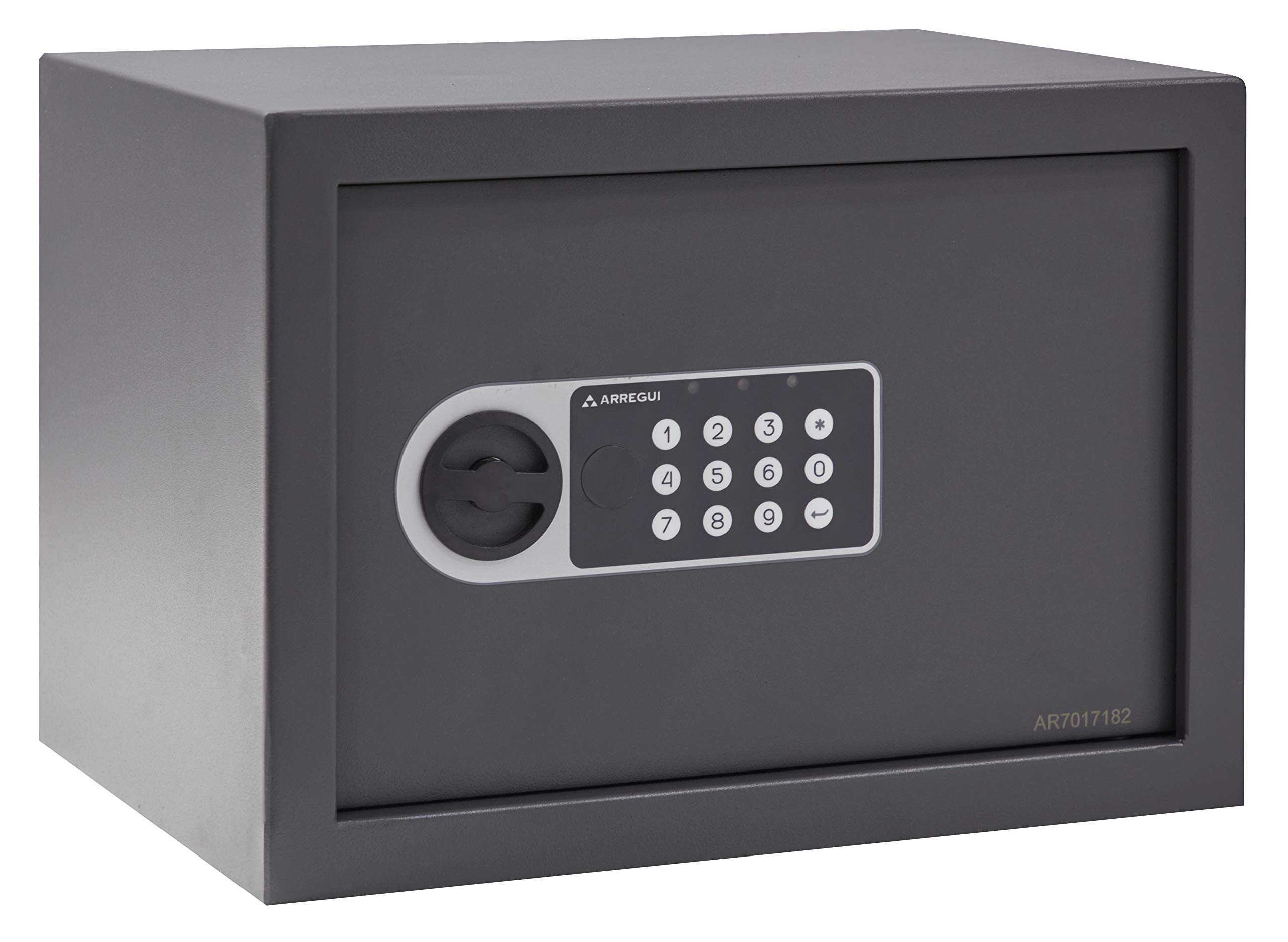 ARREGUI Premier 16501-S2 Furniture Safe | Steel Furniture Safe with Electronic Lock, Home Safe with Programmable Electronic Combination Lock, Safe with Emergency Key, 25 x 35 x 25 cm, 16 L