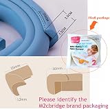 M2cbridge Extra Thick Edge Guard 4m Foam Corner Protectors Black view 3