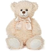 Bearington Brumby, 17 Inch White Teddy Bear Stuffed Animal, Snuggle Bear, Makes a Great Gift for Birthday, Anniversary, Holid