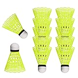 ZIYIZE 12 Pack Nylon Badminton Shuttlecocks