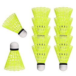 ZIYIZE 12 Pack Nylon Badminton Shuttlecocks