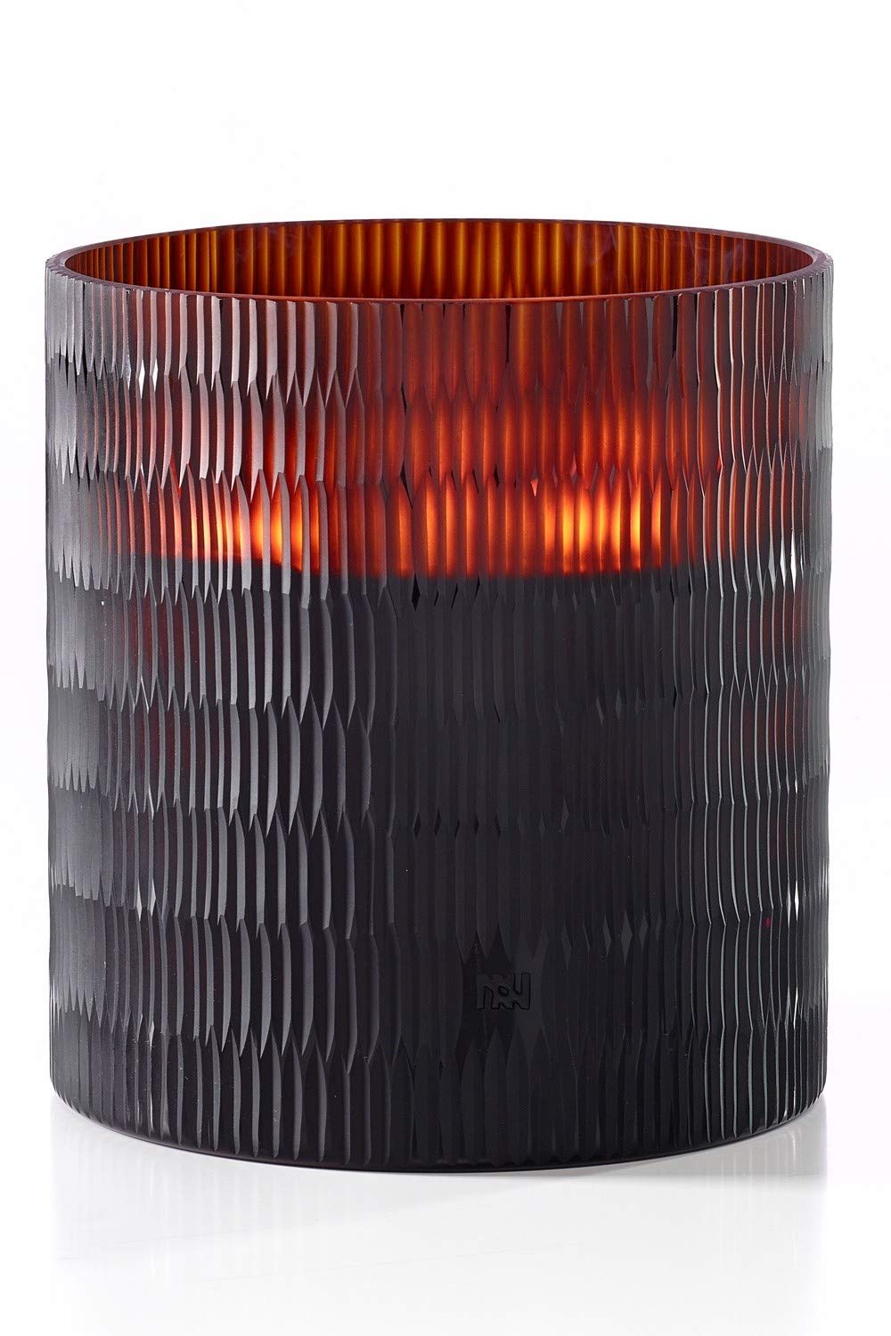 Onno Rhombus Scented Candle, Glass, Brown, S