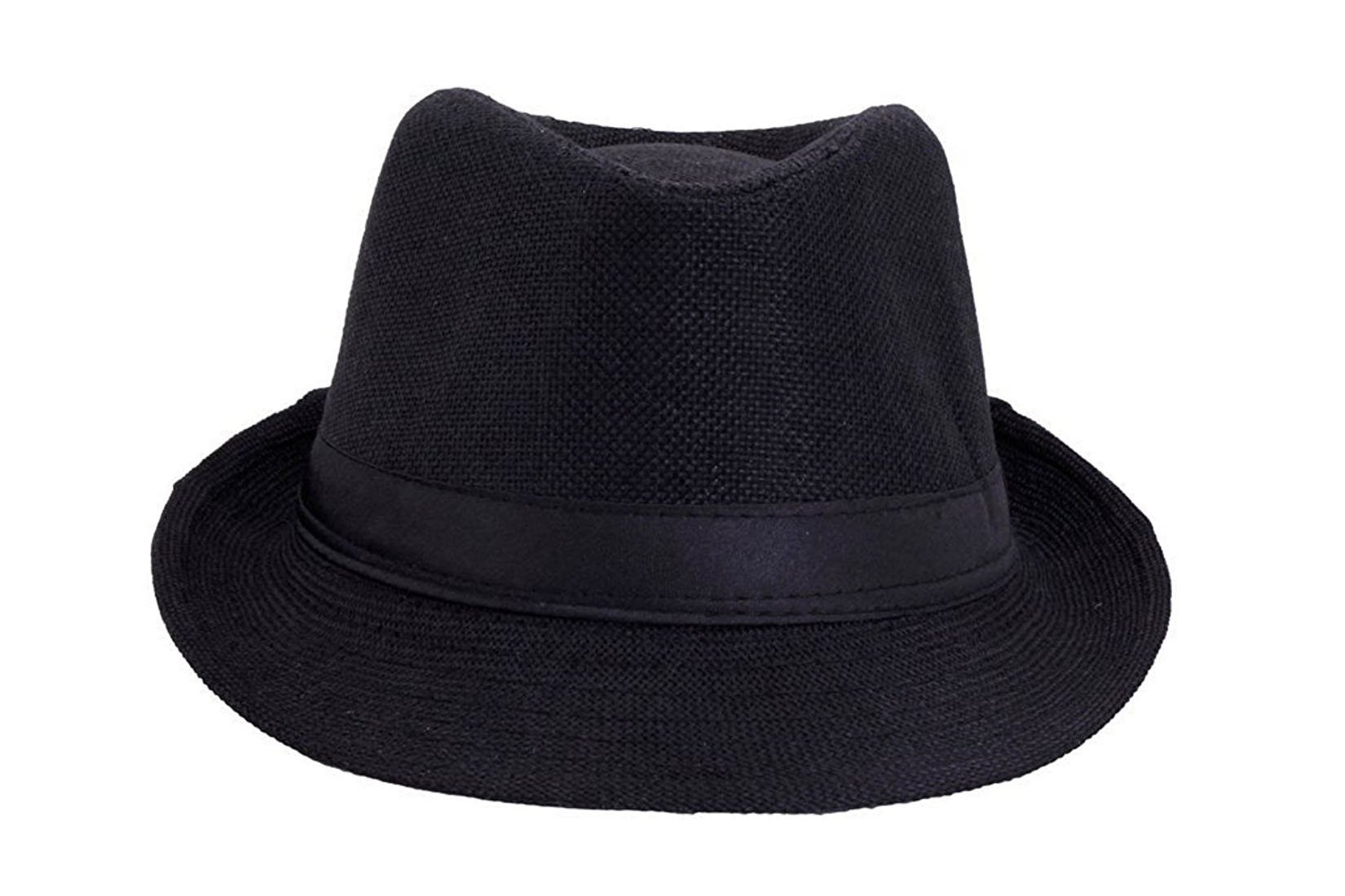 girls black fedora hat