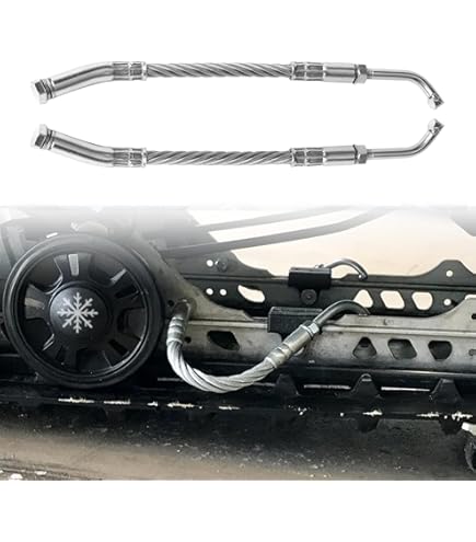 KEMIMOTO 4pcs Snowmobile Ice Scratcher Kit For Reverse And Non-reverse Gear Equipped Snowmobiles Compatible With Polaris PRO RMK Switchback Voyageur INDY Ski-Doo Arctic Cat, Engine - Canada - Foto 7