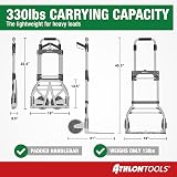 ATHLON TOOLS Aluminium Foldable Hand Cart 150kg - Smooth Wheels, 2 Expander view 5