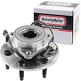 MotorbyMotor 515036 Front Wheel Hub and Bearing Assembly 4WD with 6 Lugs for Chevy Silverado Tahoe Avalanche Suburban Express 1500, GMC Sierra Yukon Savana, Cadillac Escalade ESV EXT w/ABS