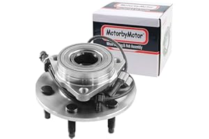 MotorbyMotor 515036 Front Wheel Hub and Bearing Assembly 4WD with 6 Lugs for Chevy Silverado Tahoe Avalanche Suburban Express 1500, GMC Sierra Yukon Savana, Cadillac Escalade ESV EXT w/ABS
