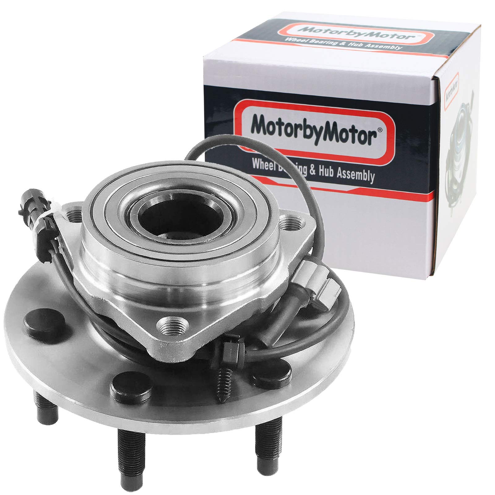 Photo 1 of **HEAVY** MotorbyMotor 515036 Front Wheel Hub and Bearing Assembly 4WD with 6 Lugs for Chevy Silverado Tahoe Avalanche Suburban Express 1500, GMC Sierra Yukon Savana, Cadillac Escalade ESV EXT w/ABS