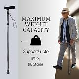 Life Folding Walking Stick Adjustable Height Lightweight Aluminium Cane view 7
