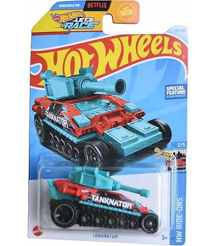 Amazon.com: Hot Wheels Tanknator, HW Ride Ons 3/5 [Green/Gold] 119