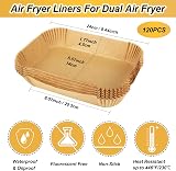 YQL Air Fryer Liners for Ninja Dual/Tower 120pcs Parchment Paper view 2