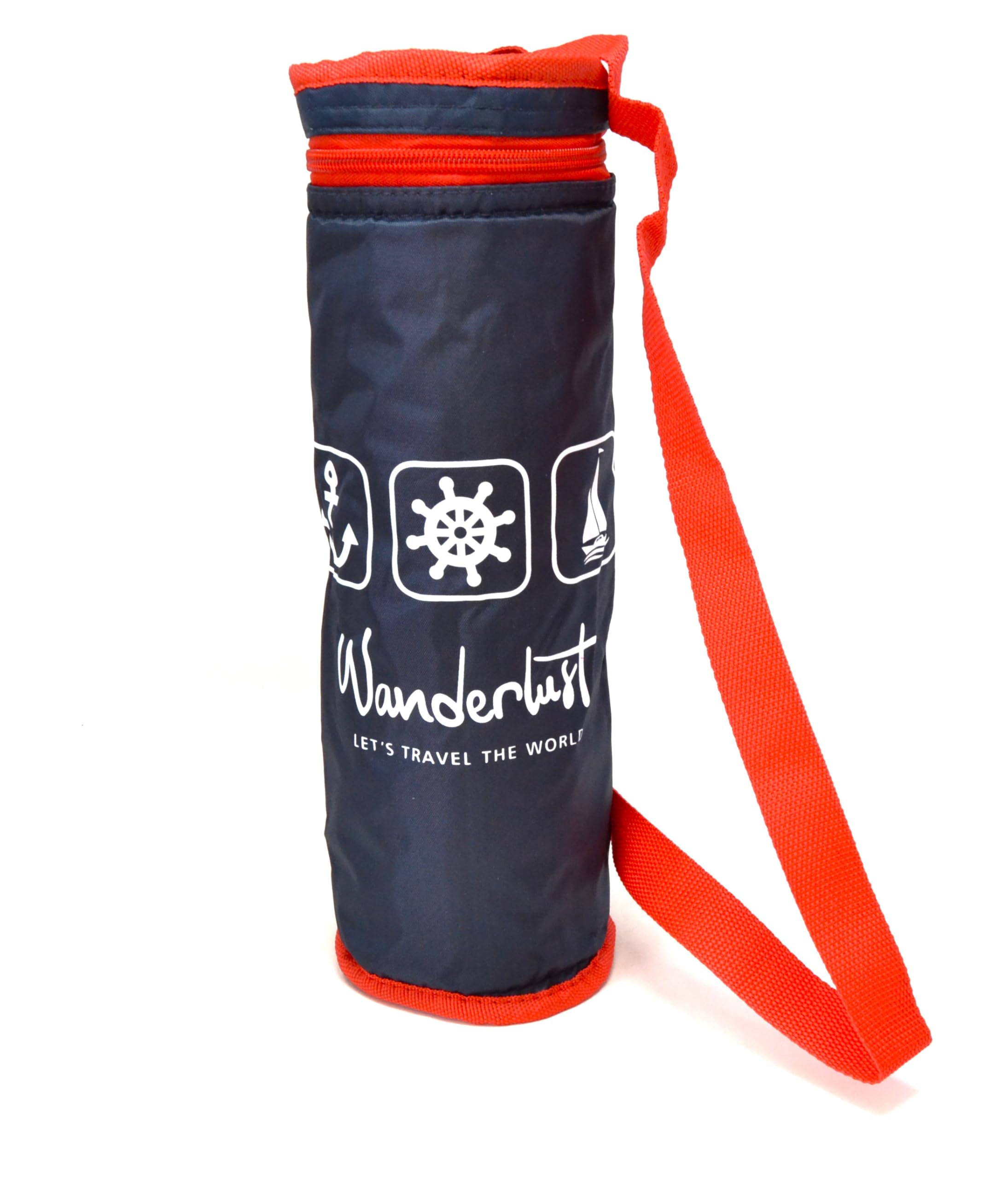 Portable Fabric Cooler | 1.5 Litre Bottles | Isothermic Interior | Zip Closure | Adjustable Shoulder Strap | Bottle Size 1.5