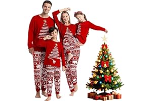 OLIHIG Christmas Family Pajamas Sets, Christmas Family Matching Pajamas Sleepwear Pjs Xmas Sleepwear Nightwear