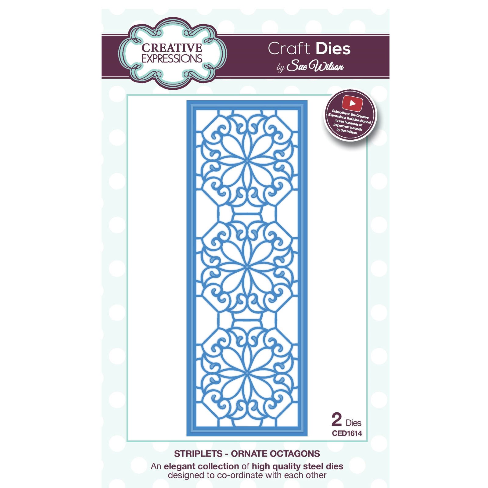 Striplet Collection Ornate Octagons Die