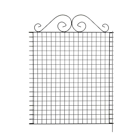 bellissa Teichschutz-Zaun Ambiente Verzierung - 7505 - Dekorativer Zierzaun für Abgrenzungen im Garten - 76 x 95 cm, grün - 5