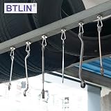 BTLIN Magnetic Hooks Extra Strong 8Pcs Neodymium Carabiner Heavy Duty 33Lbs view 8