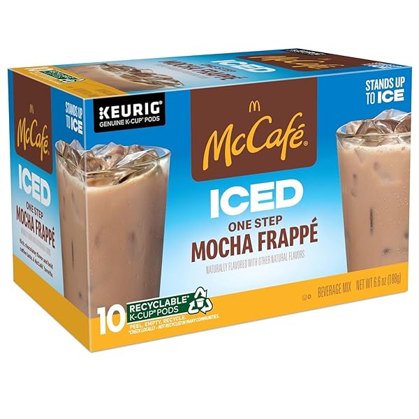 MCCAFE, K-CUP PODS ICED MOCHA FRAPPE BEVERAGE MIX, 10 COUNT