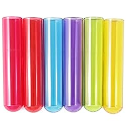 Juvale 4 Pack Plastic Test Tubes with Rack for