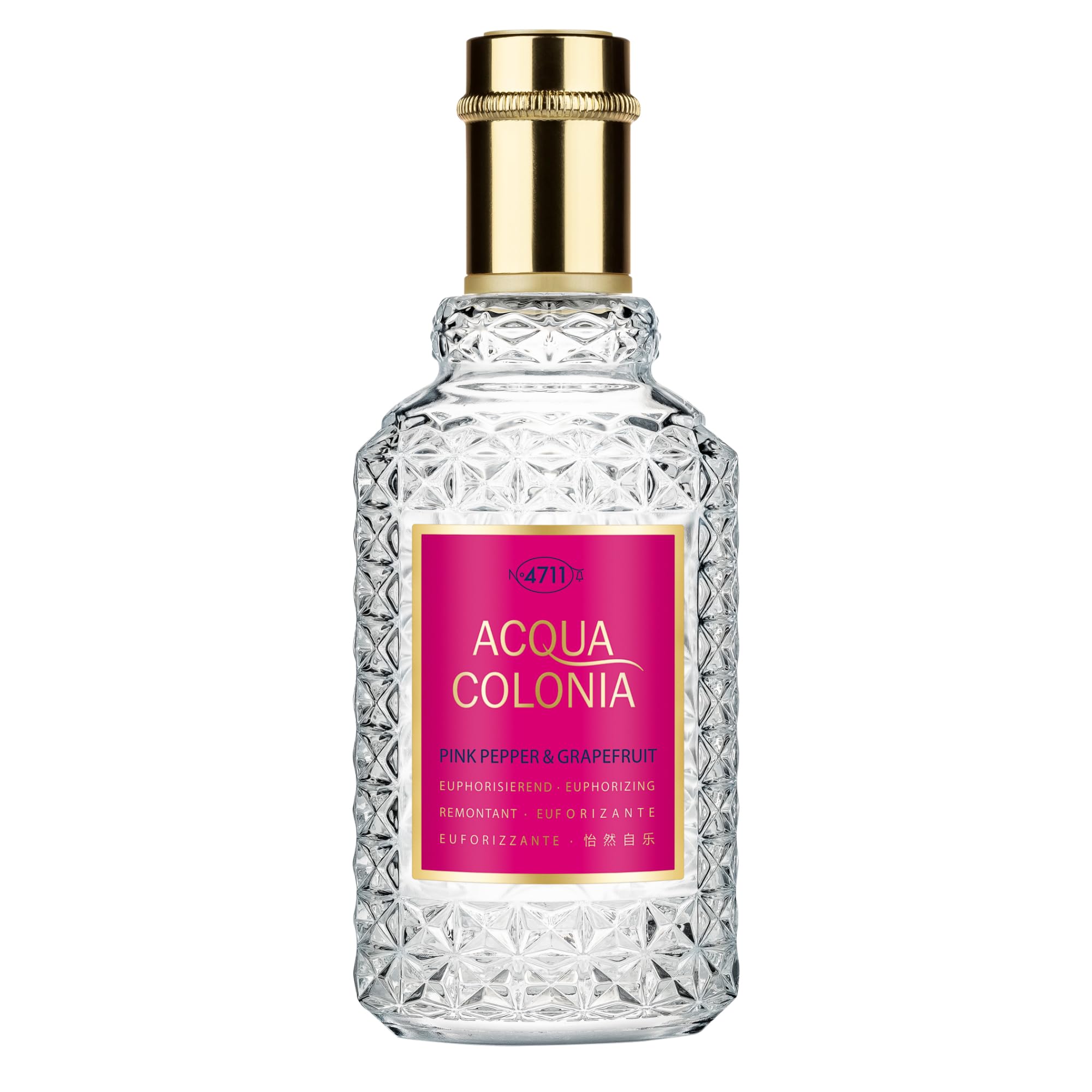 4711 Acqua Colonia Pink Pepper & Grapefruit | Eau de Cologne - exhilarating - wellness for the senses | 50 ml natural spray