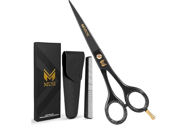 Barber Hair Cutting Scissors 6.5" - 420 Japanese Standard Stainless Steel Hair Scissors - Premium Shears for Professional Hai