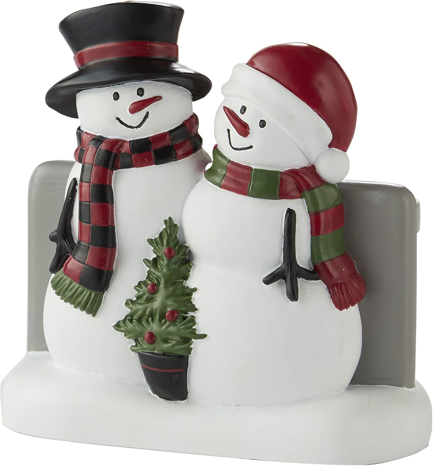 SKL Home by Saturday Knight Ltd. Woodland Winter Toothbrush Holder, Red: Home & Kitchen