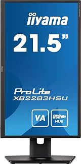 iiyama XB2283HSU-B1 21.5 inch VA Full HD 1080p 1ms HDMI DP USB Hub Monitor view 2